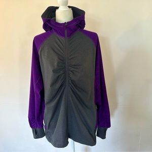 Lands’ End Womens Activewear Lightweight Full Zip Hooded Jacket Size 2X
